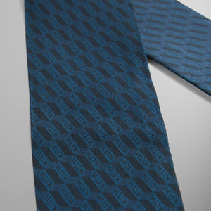 Kith Deco Monogram Silk Tie Scarf - Nocturnal