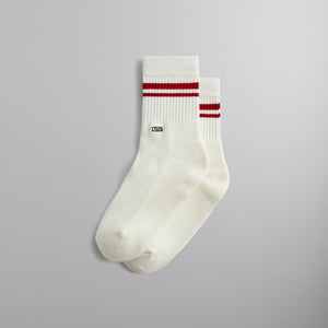 Kith Summer Stripe Mid-Length Sock - Sandrift