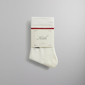 Kith Summer Stripe Mid-Length Sock - Sandrift